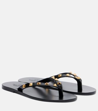 Valentino Garavani Rockstud leather thong sandals
