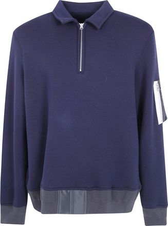 sacai Polo Shirt Zipper Sponge Sweat