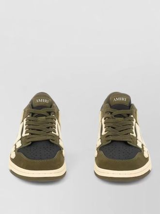 Amiri lace sneakers nylon silk panels rubber