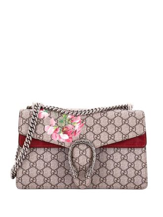 Gucci Dionysus Bag Blooms Print GG Coated Canvas Small shoulder bag - Marrone