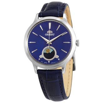 Orient Sun and Moon Quartz Blue Dial Ladies Watch RA-KB0004A10B