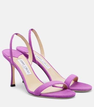 Jimmy Choo London Jenn suede slingback sandals
