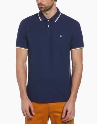 Original Penguin Mens Penguin Pete Polo Shirt - Navy - Size: 36