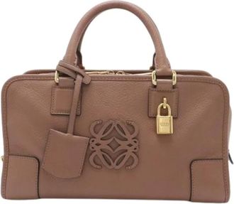 Loewe Pre-owned Handbags, female, Brown, Size: ONE SIZE Pre-owned Amazona Handbag