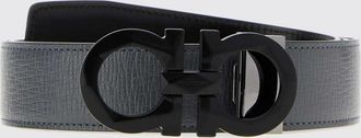 Ferragamo Cintura reversibile in pelle con fibbia Gancini