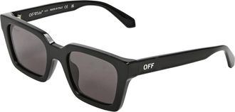 Off-white Off White Vierkante Zonnebril Dames (Zwart)