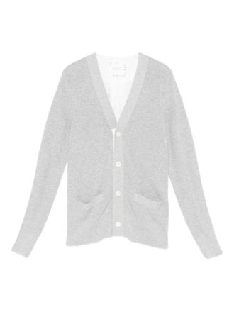 sacai panelled cardigan - Grigio