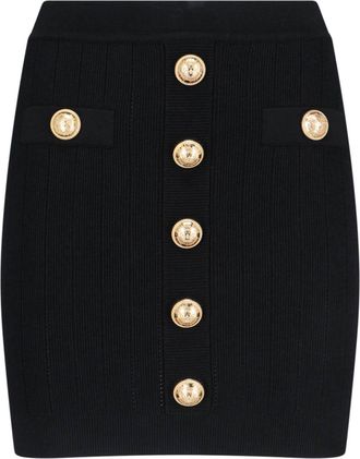 Balmain Knitted Mini Skirt