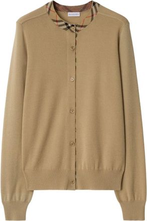 Burberry Cardigan in lana - Marrone
