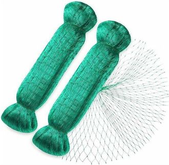 OEM Malla Para P&aacute;jaros, 2 Unidades, 4 X 10 M, Color Verde, Para Jard&iacute;n, Protecci&oacute;n De Plantas, Malla De 15 Mm