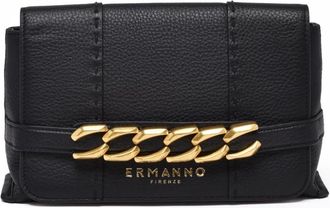Ermanno Scervino Tassen, Dames, Zwart, ONE Size, Leer, Arabella Crossbody Tas