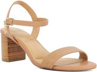 Dune London Jaycie Ankle Strap Sandal in Caramel at Nordstrom, Size 9.5Us