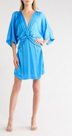 Young Fabulous & Broke Arden Drape Satin Dress in Skyline at Nordstrom Rack, Size X-Small