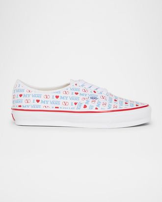Valentino Garavani x Vans Authentic VLogo Canvas Sneakers
