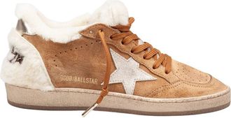 Golden Goose Suede And Shearling Sneakers