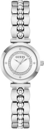 Guess Leena Bracelet Watch, 26mm in White/silver at Nordstrom