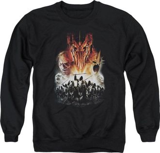 Gildan Lord Of The Rings Evil Rising Adult Crewneck Sweatshirt