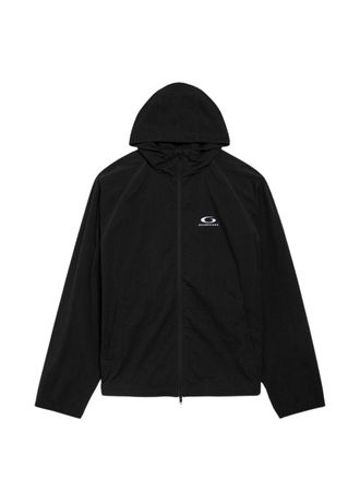 Balenciaga Mens Logo Hooded Jacket