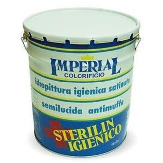 Imperial Idropittura pittura sterilin satinata opaca antimuffa lt 13