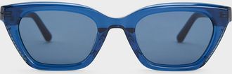 Charles & Keith Vesta Angular Cat-Eye Sunglasses