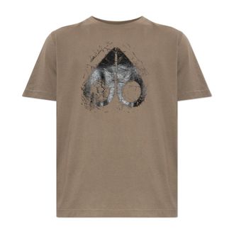 Moose Knuckles Heren, Tops, Bruin, Maat: M Katoen