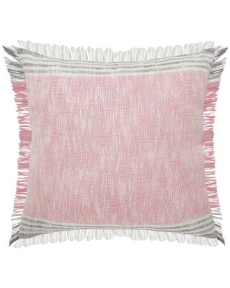 LR Home Lr Home Stephanie Color Block Fringe Throw Pillow