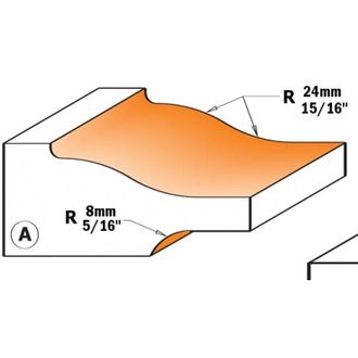 CMT 890.524.11 Fresa Para Plafones C/controperf.o Hm S=12.7 D=89