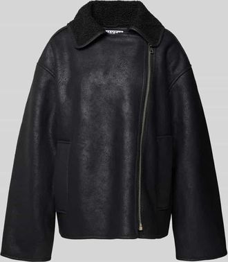 Jake*s Casual Jacke in Leder-Optik in Black, Größe XL