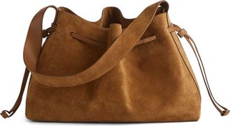 Madewell The Drawstring Shoulder Bag in Dried Acorn at Nordstrom