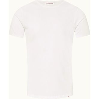 Orlebar Brown Ob T Tailored Fit Crew Neck T-Shirt in White at Nordstrom, Size Xxx-Large