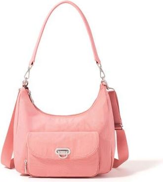 Baggallini Coastal Flip Lock Half Moon Bag in Terracotta at Nordstrom