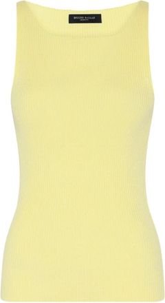 Bruuns Bazaar Anemone Glady Knit Top - Dames - Tops zonder mouwen - Geel - S - Tops