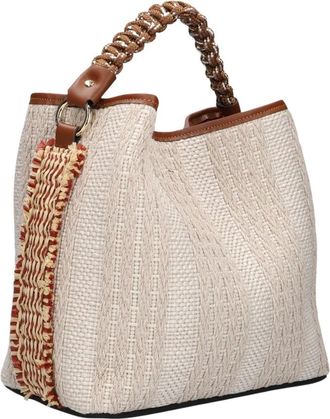 ViaMailBag Coral Posh - Dames - Handtassen - Beige - ONE Size - Leer - Tassen