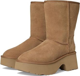 UGG Classic Short New Heights Womens Boots Chestnut : 12 B - Medium, Shearling/Synthetic