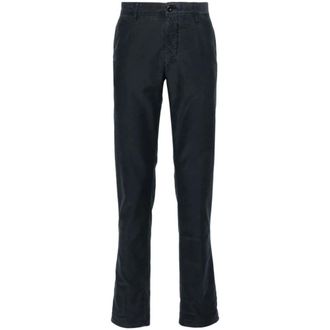 Incotex Heren, Broeken, Blauw, Maat: W35 Katoen