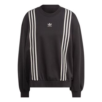 adidas (WMNS) adidas Adicolor 70s 3-Stripes Sweatshirt Black IK7869