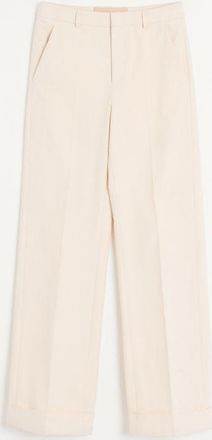 Valentino Pantalone In Canvas Di Cotone Con Risvolto Uomo SHELL 44