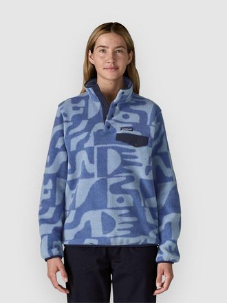 Patagonia LW Synch Snap-T Half-Zip Fleece Pullover blau