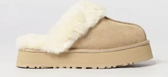 UGG Mules Disquette in pelle scamosciata con interni in shearling