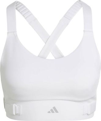 adidas Fastim L HS Bra Sport-BH f&uuml;r Damen | wei&szlig;