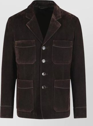 Tom Ford cotton-blend single-breasted blazer