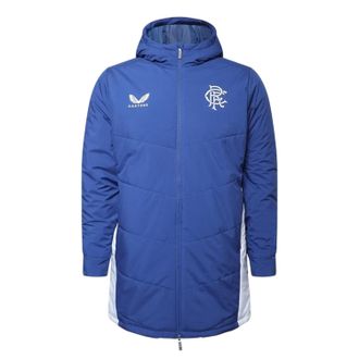 Castore Dames Rangers FC Hooded Anorak (Blauw/Grijs)