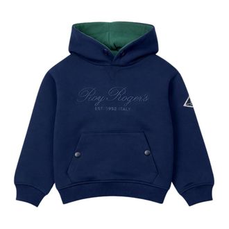 Roy Rogers Hooded Sweatshirt - male - Roy Rogers - Kids Sweatshirts - Blue - 8 Y - Kids