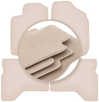 OEM Alfombrillas Beige Premium Para: Mitsubishi Pajero Sport I Suv 1996-2008
