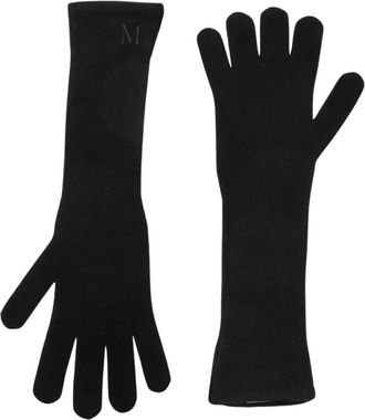 Max Mara Mmjock Handschoenen - Dames - Accessoires - Zwart - Maat: ONE Size Kasjmier