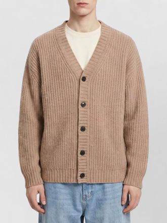 Roberto Collina wool popcorn-knit v-neck cardigan