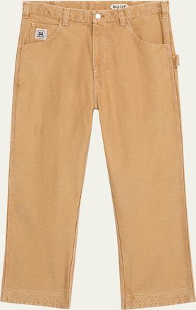 Bode Mens Embroidered Knolly Brook Trousers