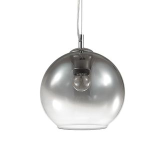 Ideal Lux Sospensione Moderna Nemo Metallo Cromo Sfumato 1 Luce E27 D20cm