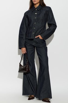 Gestuz Gzabina Denim Jacket, Womens, Navy Blue