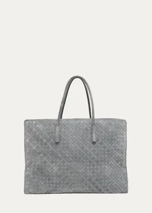 Bottega Veneta Barbara Large Suede Tote Bag